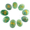 Green Aventurine Oval Karuna Reiki Element Set