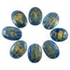 Lapis Lazuli Oval Karuna Reiki Set