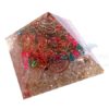 Lovely Clear Crystal Quartz Onyx Orgone Pyramid