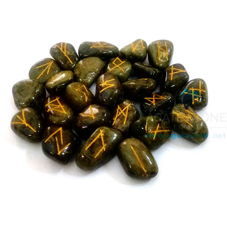 Mehndi Agate Tumbled Rune Set Mehndi Agate Tumbled Rune Set