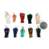 Mix 2 Inch Gemstone Angel Pendants