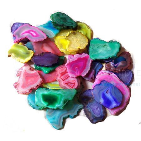 Mix Colored Agate Slices Wholesale Mix Colored Agate Slices Wholesale