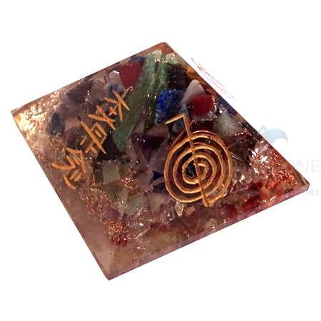 Mix Gemstone Usai Reiki Healing Orgone Chakra Pyramid Mix Gemstone Usai Reiki Healing Orgone Chakra Pyramid