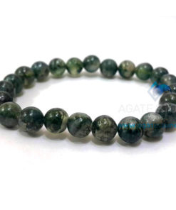 Moss Agate Beaded Bracelets