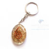 Orgonite Crystal Oval Keychains