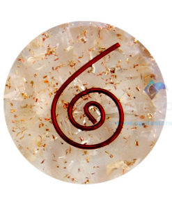 Rose Quartz Cabochon Orgone Energy Disc