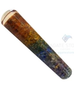 Seven Chakra Layered Orgone Energy Smooth Massage Wands
