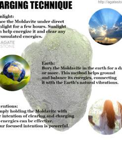 Moldavite Tektite Natural Rough Stone Specimen 2