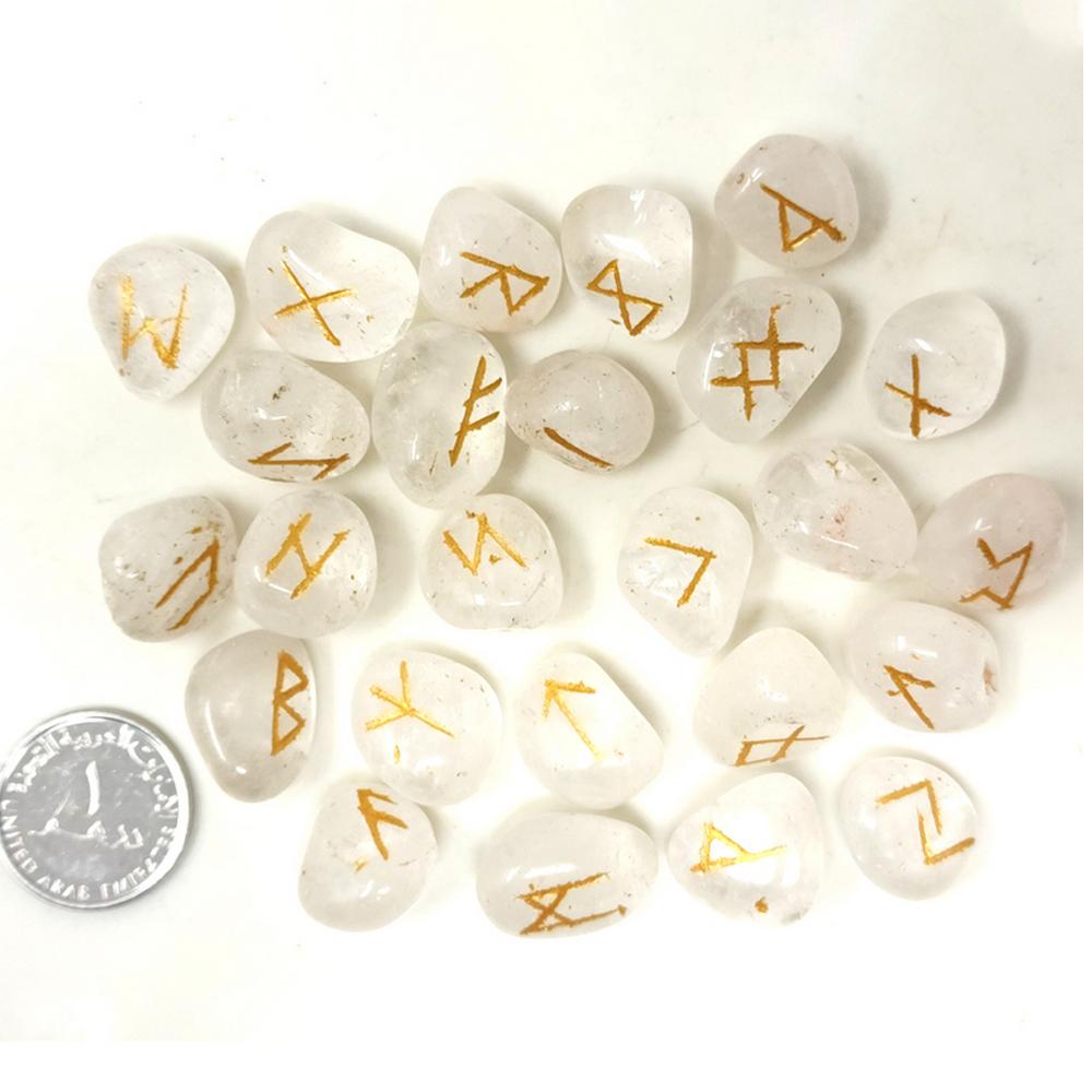 Crystal Quartz Rune Set Crystal Quartz Rune Set