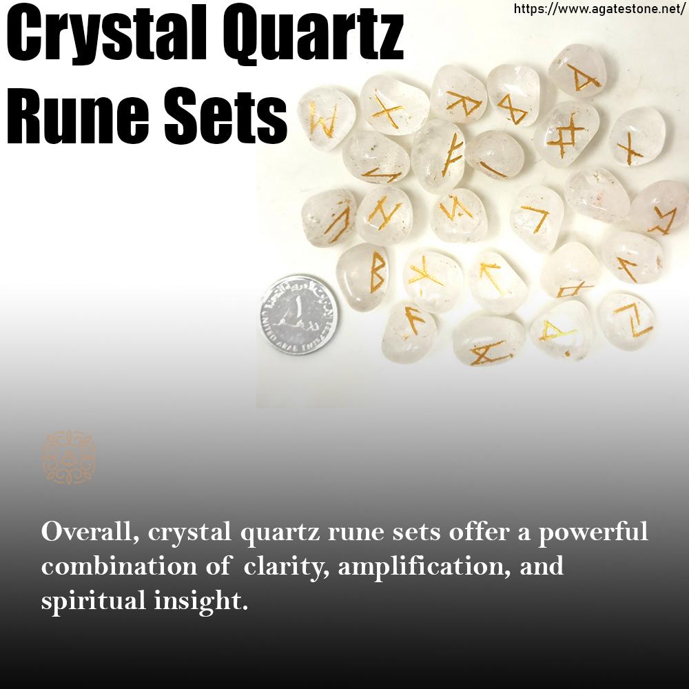 Crystal Quartz Rune Sets 1 Crystal Quartz Rune Sets 1