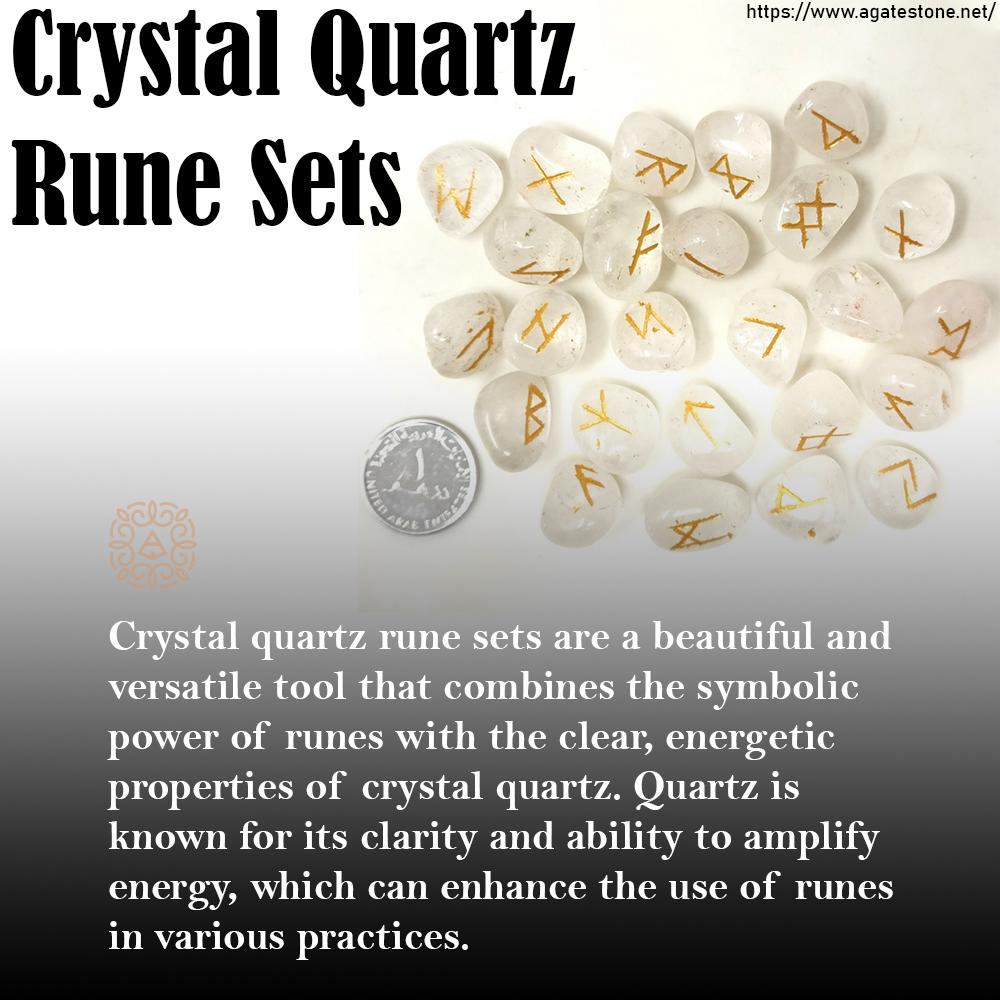 Crystal Quartz Rune Sets 4 Crystal Quartz Rune Sets 4