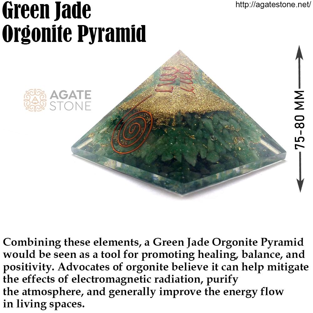 Green Jade Orgonite Pyramid 4 Green Jade Orgonite Pyramid 4