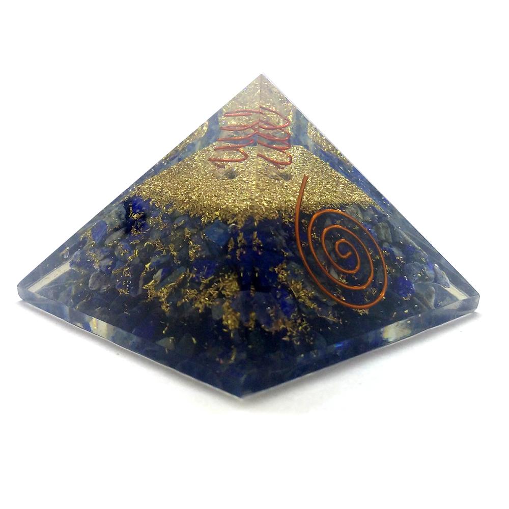 Lapis Lazuli Orgonite Pyramid Lapis Lazuli Orgonite Pyramid