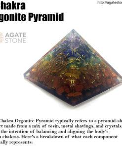 Orgonite 7 Chakra Pyramid 1