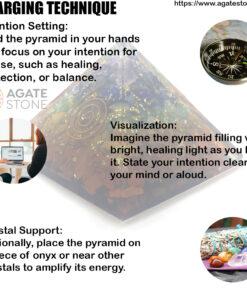 Orgonite 7 Chakra Pyramid 2