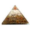 Tiger Eye Crystal Quartz Orgonite Pyramid