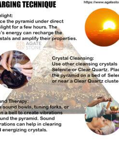 Tiger Eye Crystal Quartz Orgonite Pyramid 2