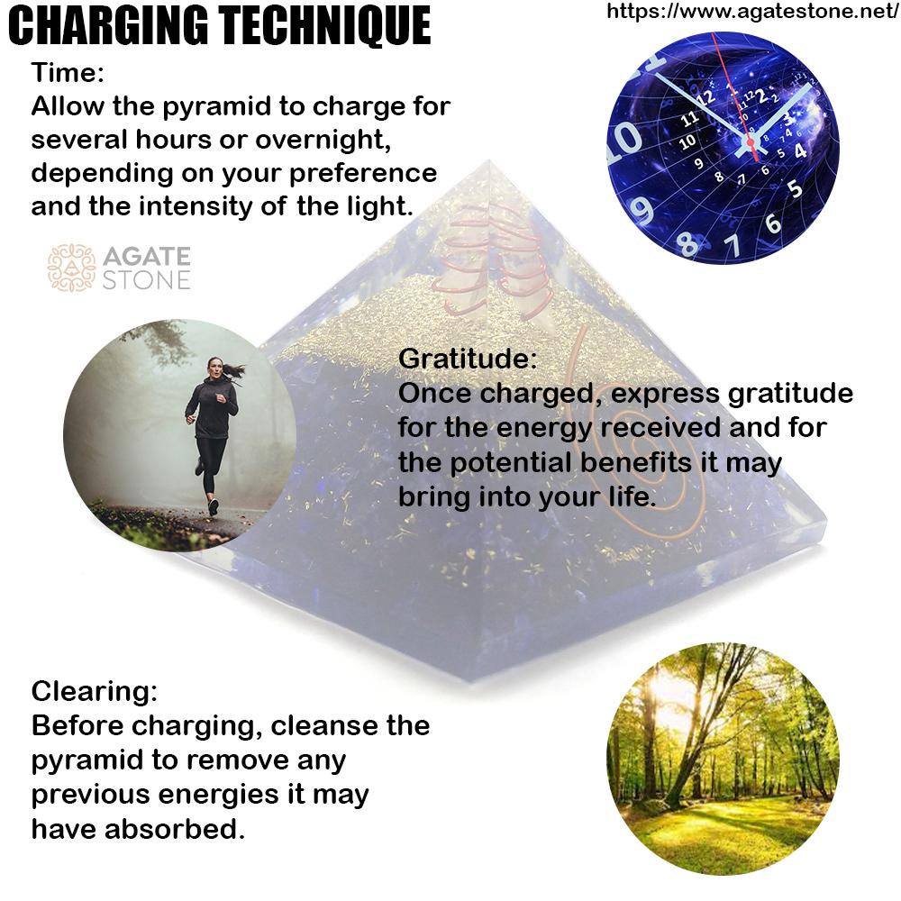 Violet Onyx Orgonite Pyramid 2 Violet Onyx Orgonite Pyramid 2